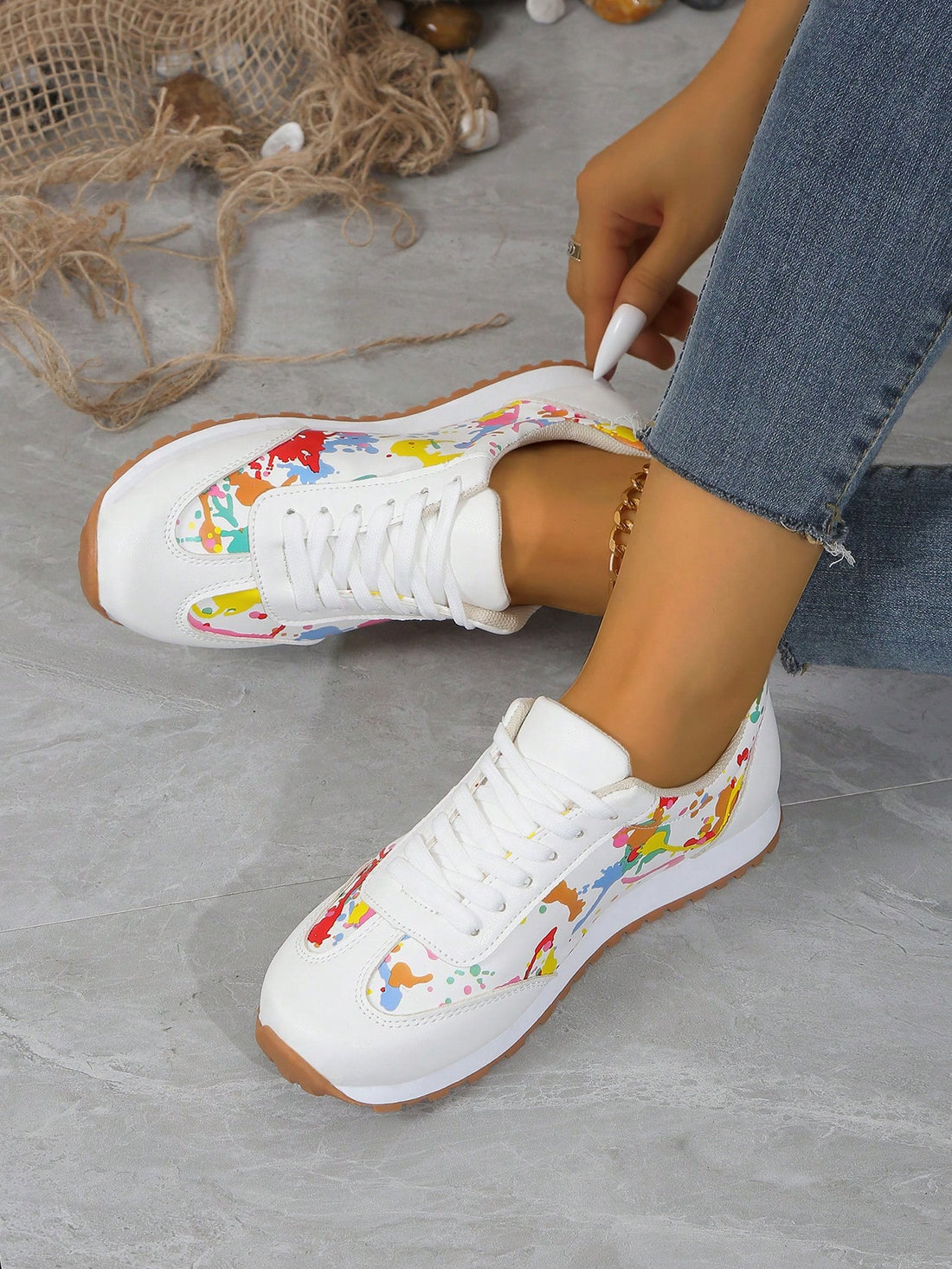 The Ultimate Women's Lightweight Anti-Slip Running Shoes are designed to keep you active and stylish. With their anti-slip technology, you can confidently tackle any terrain. These shoes are also lightweight, allowing you to move freely and comfortably. 