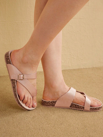 Elegantly Comfortable Champagne Sandals: The Perfect Summer Vacation Shoes