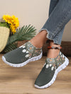 Chic Comfort: Women's Breathable Knit Sneakers - Lightweight & Odor-Resistant Casual Sport Shoes