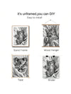 Adorable Animal Art Trio: Tiger, Cat, and Koala Canvas Wall Prints - Perfect for Dorms, Bedrooms, and Home Decor