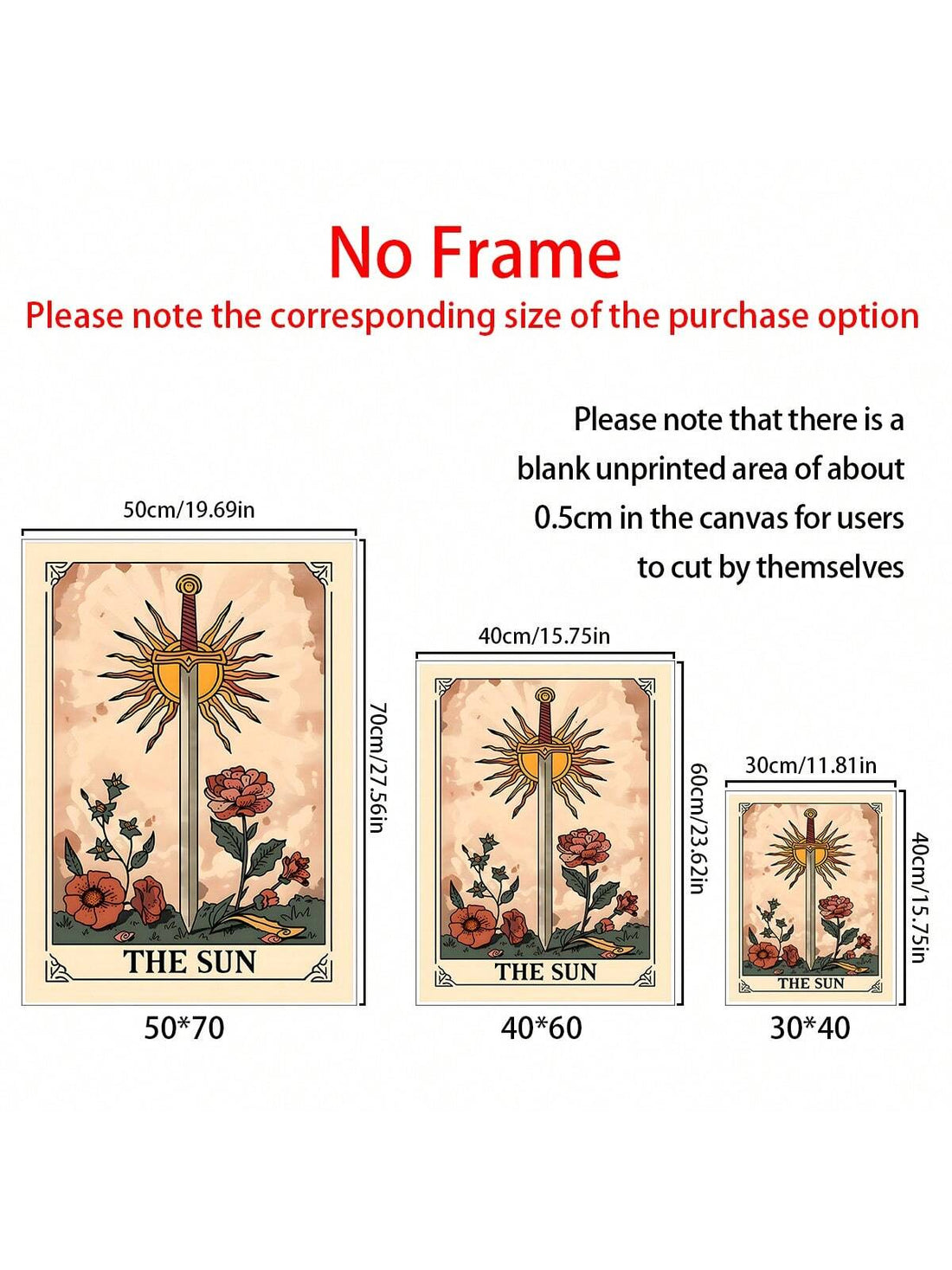 Unveil the secrets of the universe with our Celestial Mystical Tarot Card Art Set. Featuring The Sun, The Moon, and The Star, these earthy boho posters will bring a touch of mysticism to your home. Embrace the power of astrology and adorn your space with these beautiful and educational tarot card artworks.