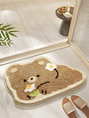 Whimsical Cartoon Floor Mat: A Playful Addition to Your Bathroom Decor