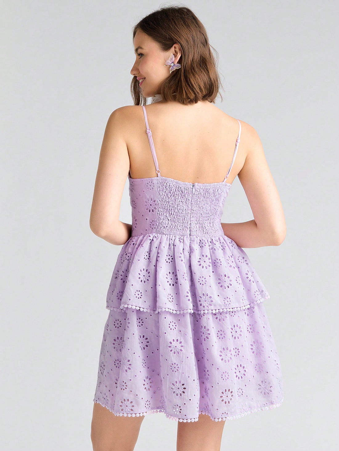 Say hello to your new summer crush - the Charming Summer Bliss dress! Made of a white jacquard fabric, this playful cami dress features a flirty ruffle hem that will have you twirling all season. With its charming design and lightweight fabric, it's the perfect dress for all of your summer adventures (and flirting, too)!