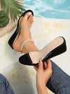 Chic and Stylish: Women's Transparent Strap Wedge Sandals for all Occasions