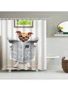 Elevate your bathroom decor with our "Bad Dog" Funny Animal Shower Curtain. Featuring playful animals, this curtain adds a touch of humor to your bathroom. Made with quality materials, this curtain is durable and easy to clean. Enhance your daily routine with this fun and functional addition