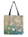 Van Gogh Floral Canvas Tote Bag: Aesthetic Art Handbag for Art Lovers