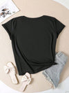 Playful Summer Vibes: Women's Character Print Casual Tee