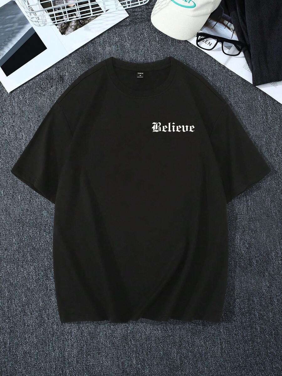 Add a touch of artful fun to your summer wardrobe with this Sculpture Slogan Print Crew Neck T-Shirt for men. Its casual fit and eye-catching design make it perfect for sunny days and laid-back vibes. Stay cool, comfortable, and stylish while showing off your playful side wherever you go.