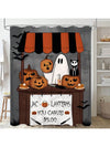 Spooky Ghost Waterproof Shower Curtain with 12 Hooks: Halloween Decor Must-Have