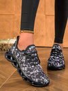 Skull Print Halloween Sneakers: Spooky Style with Breathable Comfort