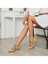 Chic Rhinestone Mary Jane Pumps with Ankle Strap and Chunky Heel for Effortless Elegance