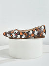 Elegant Floral Print Pointed Toe Loafers: Step into Style