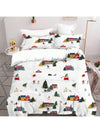 Festive Christmas Tree Duvet Cover Set - Cozy Holiday Bedroom Decor