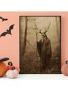 Gothic Mystery Skull Art Poster - Ideal Bedroom Decor and Autumn Wall Décor