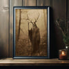 Gothic Mystery Skull Art Poster - Ideal Bedroom Decor and Autumn Wall Décor