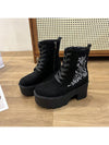 Elevate Your Style with Women's Chunky Heel Lace-Up Boots