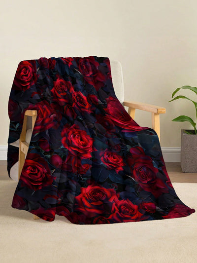 Vintage Floral Soft Plush Blanket: Perfect for Your Home and Travels