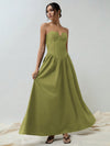 Elegant Bustier Corset Maxi Dress: The Perfect Formal Occasion Ensemble for Spring and Summer