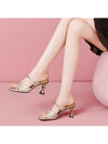 Elegant Vintage Peep-Toe High Heel Sandals – Fashion Style for Summer