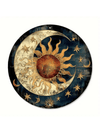 Celestial Charm: Moon & Sun Metal Wall Sign for Stylish Home & Bar Decor