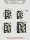 Monochrome Butterfly Trio: Hand-Painted Wall Art Decoration for Any Space