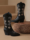 Vintage Embroidered Western Cowboy Boots: A Stylish Update for Fall and Winter