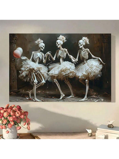 Spooky Skeleton Wall Art: Perfect Halloween Decor for Any Room