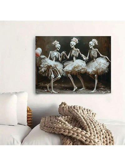 Spooky Skeleton Wall Art: Perfect Halloween Decor for Any Room