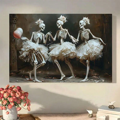 Spooky Skeleton Wall Art: Perfect Halloween Decor for Any Room