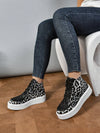 Wild Style: Leopard Print Roman Ankle Boots - Perfect for Office Wear