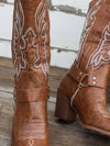 Stylish Embroidered Mid-Calf Western Boots for Women – Perfect for Spring & Autumn Fashion