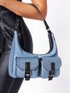 Trendy Denim Print Hobo Bag – Chic & Versatile Shoulder Bag for Everyday Style