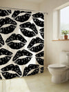 Elevate your bathroom decor with our Black Lips Pattern Printed Shower Curtain. Featuring a modern style and waterproof, anti-mildew properties, this curtain is both functional and stylish. Enjoy a clean and stylish bathroom with this must-have accessory.