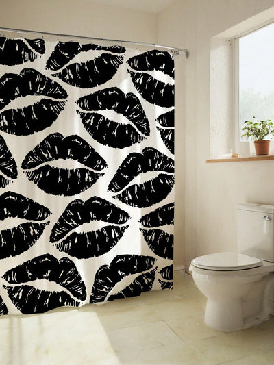 Elevate your bathroom decor with our Black Lips Pattern Printed Shower Curtain. Featuring a modern style and waterproof, anti-mildew properties, this curtain is both functional and stylish. Enjoy a clean and stylish bathroom with this must-have accessory.