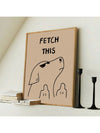 Fetch This: Whimsical Dog Art Print for Playful Home Decor