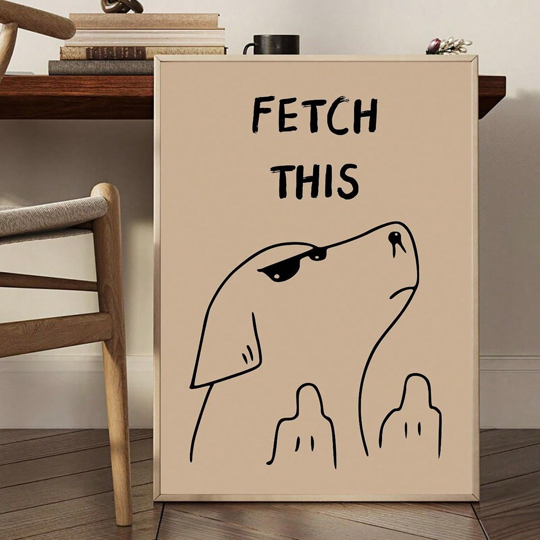 Transform your home into a playful and whimsical haven with our Fetch This Dog Art Print. This carefully crafted piece features intricate detail and vibrant colors, perfect for any dog lover looking to add a touch of character to their home. Order now and elevate your decor game!