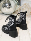 Stylish and Trendy Leopard Print Boots with Chunky Heel for Women - 2024 Fashion Collection