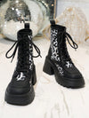 Stylish and Trendy Leopard Print Boots with Chunky Heel for Women - 2024 Fashion Collection