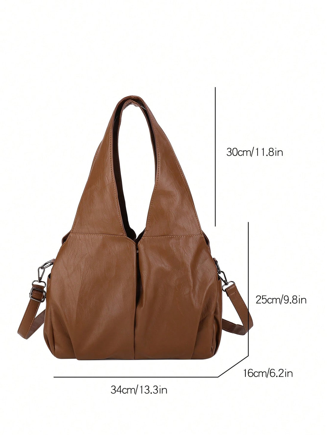 This retro casual tote bag combines style and functionality. With a single shoulder strap and spacious interior, it's perfect for everyday use. Made with high-quality materials, it's stylish and durable. Add a touch of vintage charm to your wardrobe.