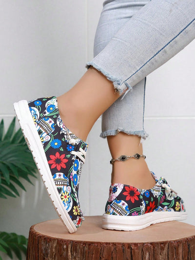 Halloween Inspired Women's Sneakers: Trendy Style for Spring and Autumn