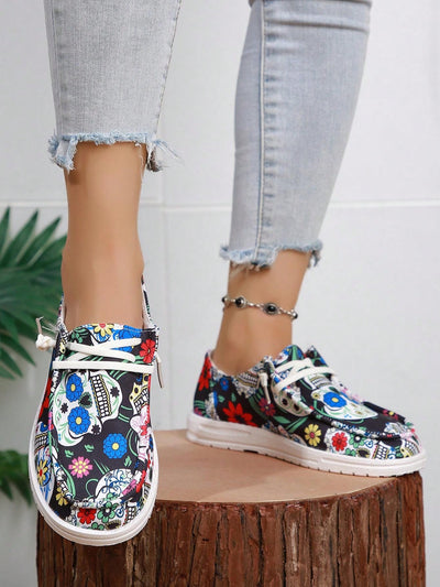 Halloween Inspired Women's Sneakers: Trendy Style for Spring and Autumn