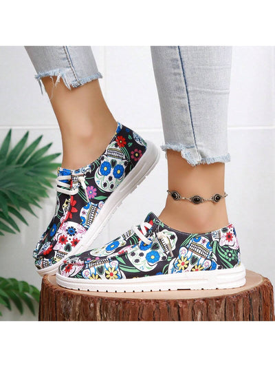 Halloween Inspired Women's Sneakers: Trendy Style for Spring and Autumn