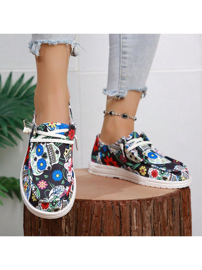 Halloween Inspired Women's Sneakers: Trendy Style for Spring and Autumn