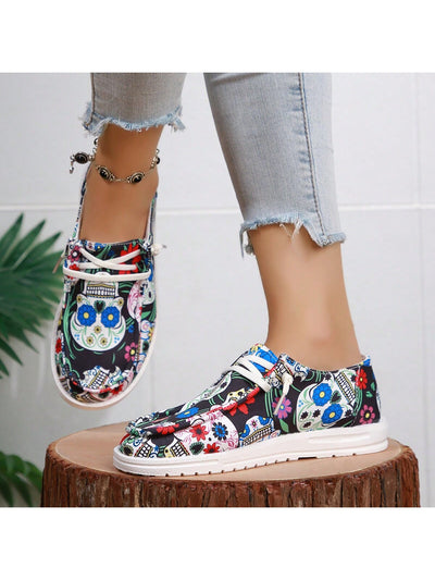 Halloween Inspired Women's Sneakers: Trendy Style for Spring and Autumn