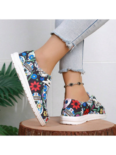 Halloween Inspired Women's Sneakers: Trendy Style for Spring and Autumn