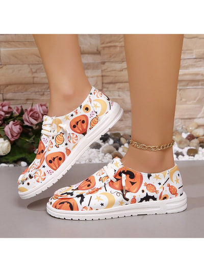 Halloween Inspired Women's Sneakers: Trendy Style for Spring and Autumn