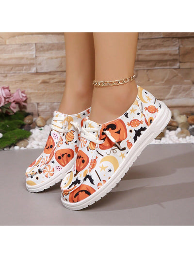 Halloween Inspired Women's Sneakers: Trendy Style for Spring and Autumn