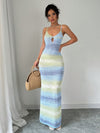 Chic Ombre Bodycon Sleeveless Summer Dress for Effortless Style