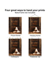 Gothic Ghost Art Canvas Posters - Dark Academia Decor for Home, Living Room, or Dorm