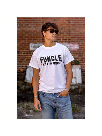 Funcle: The Fun Uncle Men's Graphic Tee - A Must-Have for Cool Uncles!